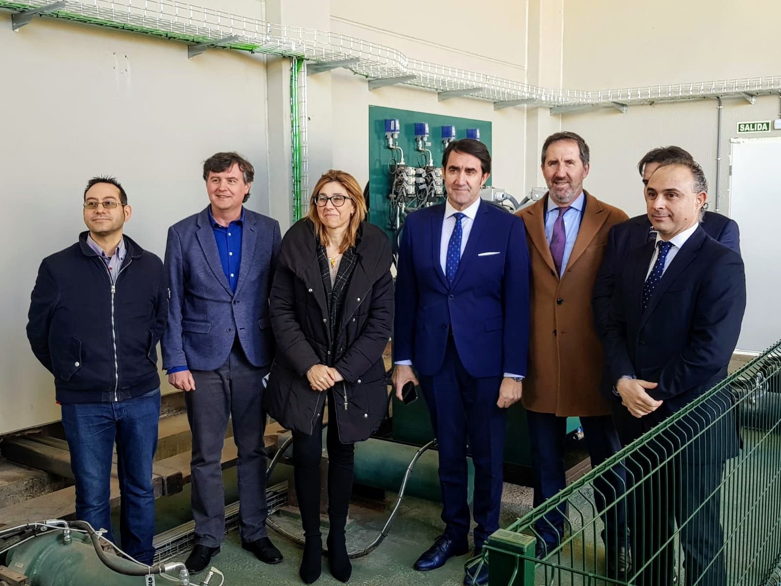 Inauguración de la Red de Calor de Aranda de Duero de la mano del consejero de Medio Ambiente de la Junta de Castilla y León